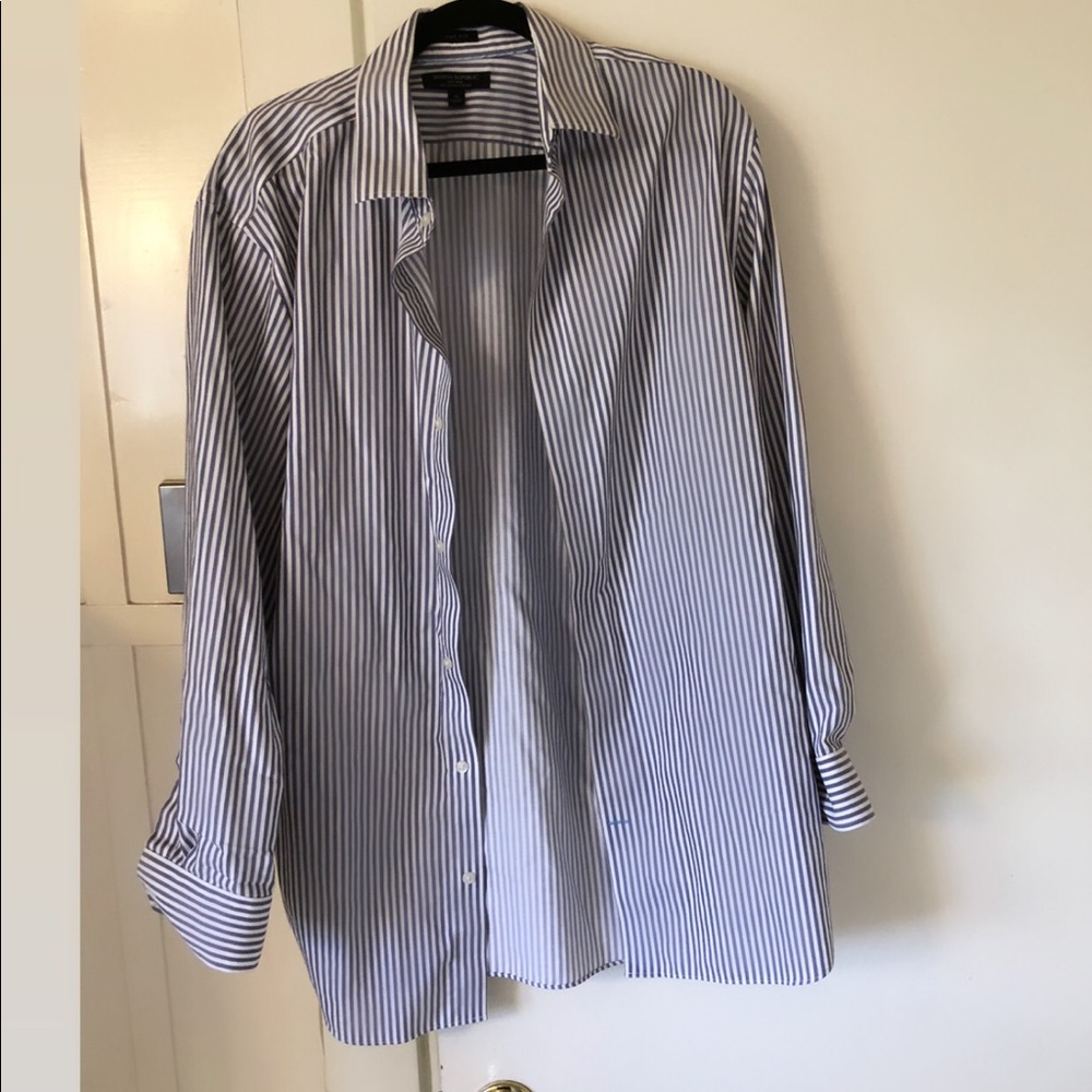Oversized Pinstripe Button Down ✨